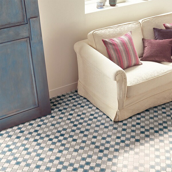 楽天市場】クッションフロア タイル柄 北欧 リメイクシート 床