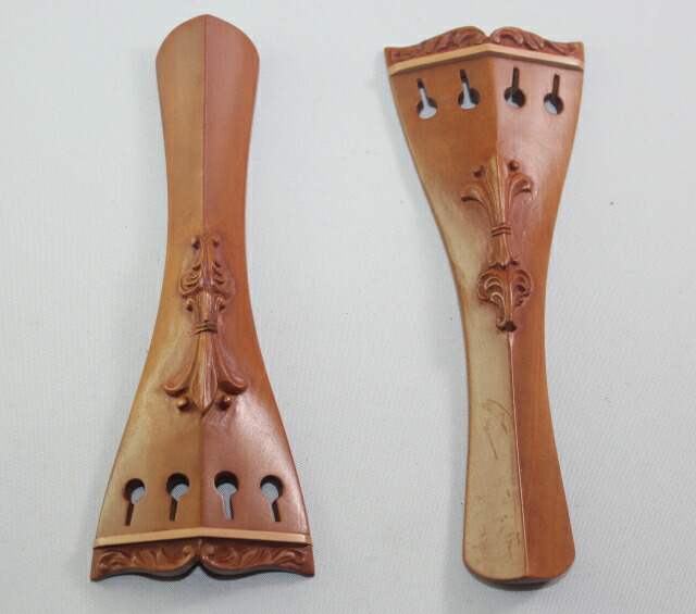 楽天市場】彫刻装飾#6 柘植テールピース、白フレット ヒル型