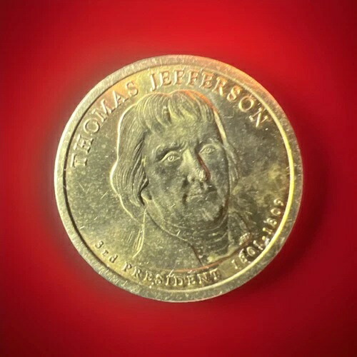 楽天市場】2007年 P トーマス・ジェファーソン大統領 1ドル硬貨 希少