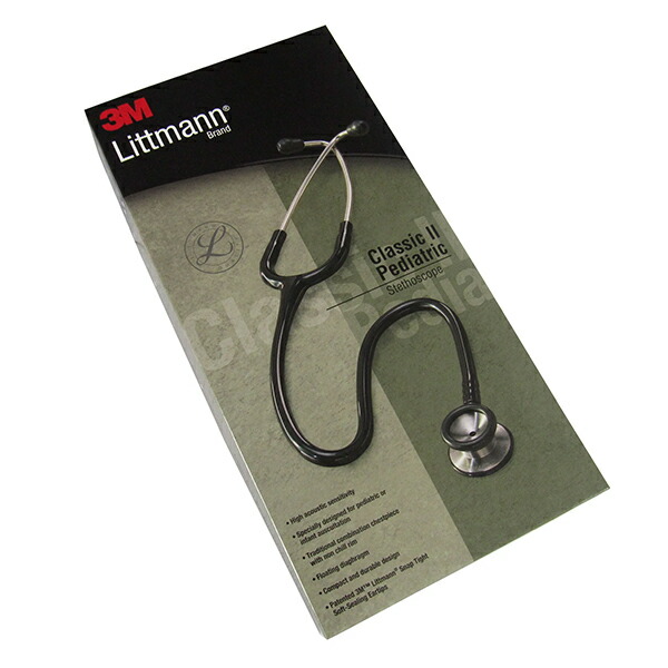 楽天市場】リットマン 聴診器 Classic II (小児用) ブラック (2113) 3M