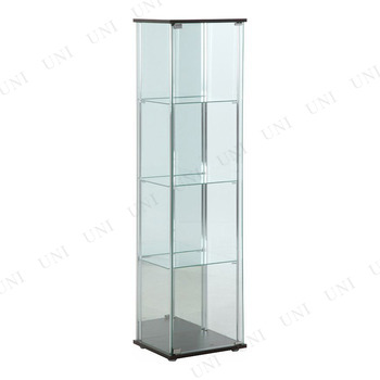 楽天市場】【取寄品】 ガラスコレクションケース 4段(背面ミラー付き