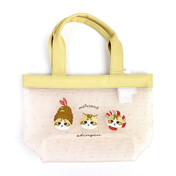 楽天市場】モフサンド mofusand えびにゃん ミニトートバッグ