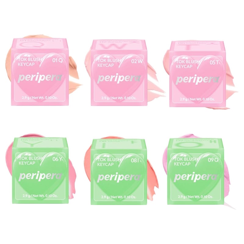 楽天市場】peripera ペリペラ トック ブラッシュ キーキャップ 01・02