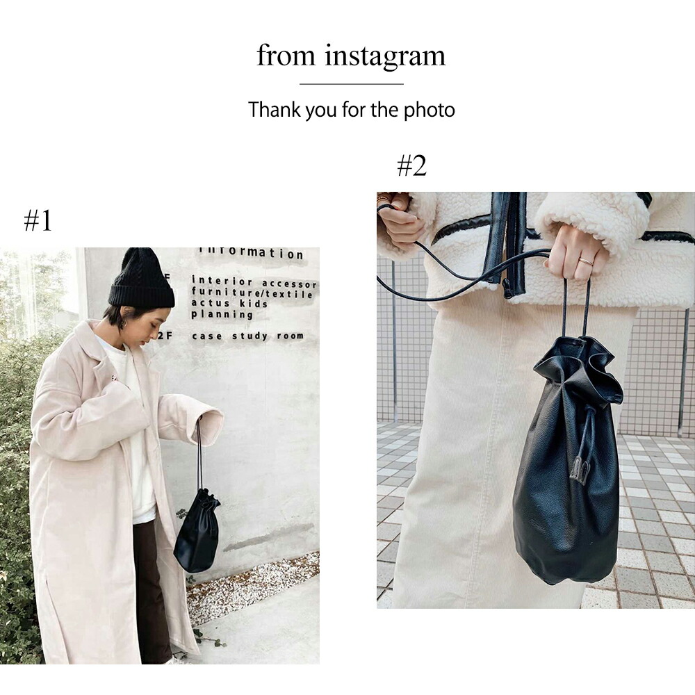 楽天市場】巾着 バッグ ポーチ ショルダーバッグ ブランド Rename