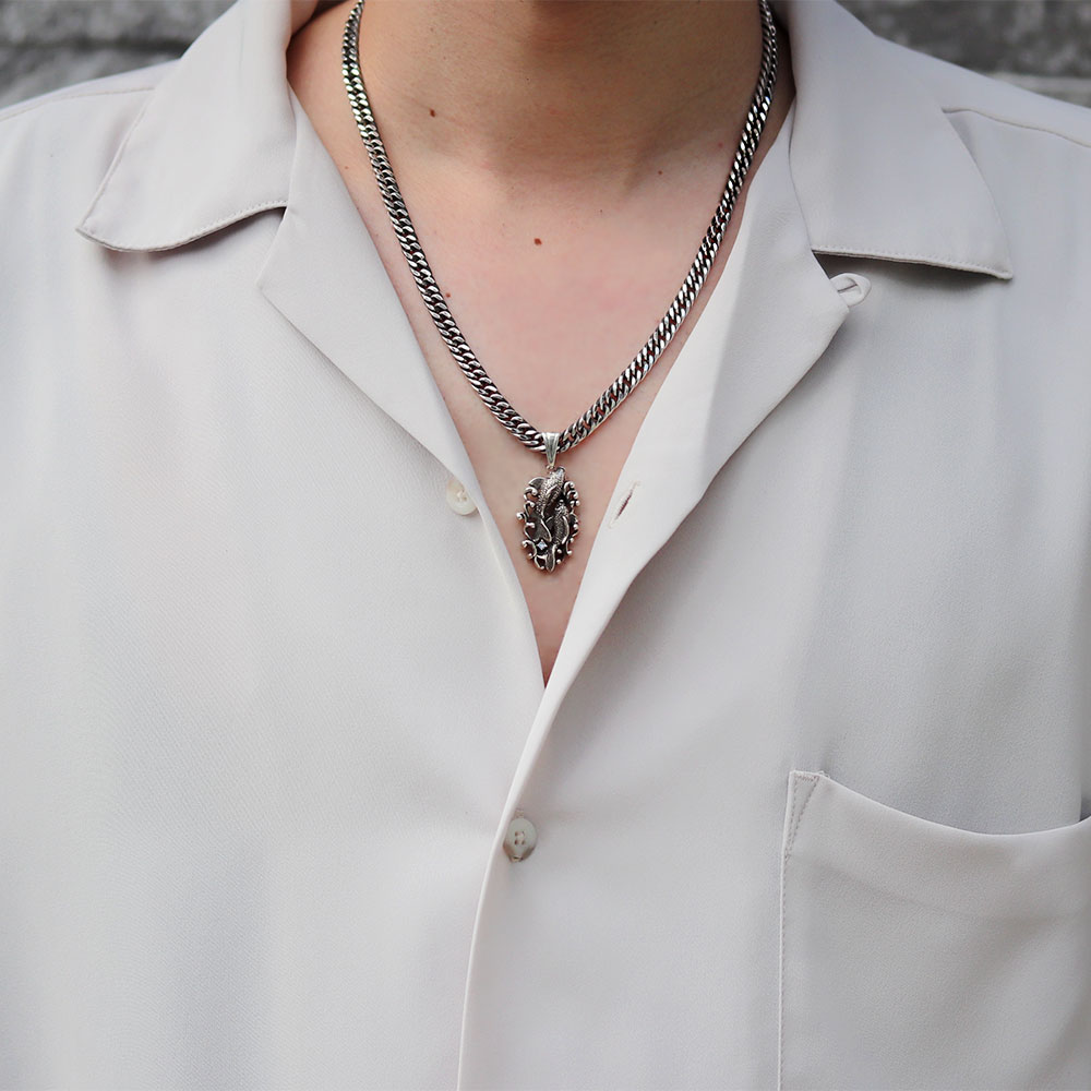 楽天市場】シルバー925 ペンダントトップ メンズ ネックレス チェーン