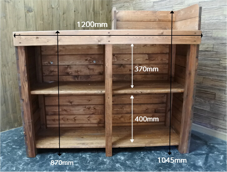 楽天市場】無垢材 ヴィンテージ レジカウンター 幅120cm オーダー