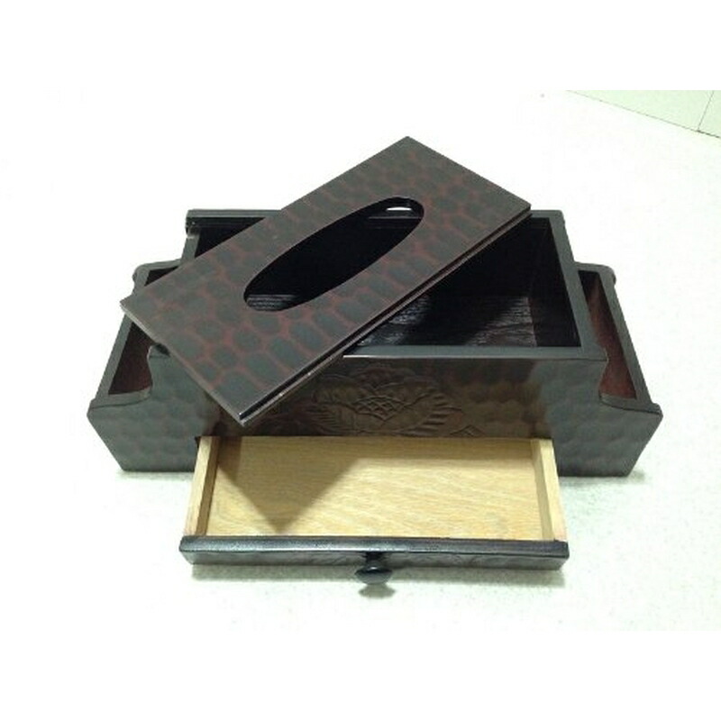 楽天市場】鎌倉彫調 リモコン入れ付きティッシュケース 38×15.5cm