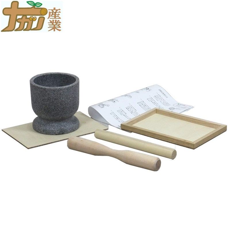 楽天市場】ミニ餅つきセット 食べ切り2合用 DVD付 みかげ石 餅つき