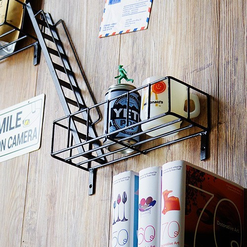 楽天市場】ウォールシェルフ 壁収納棚 収納棚 ファイヤーエスケープ