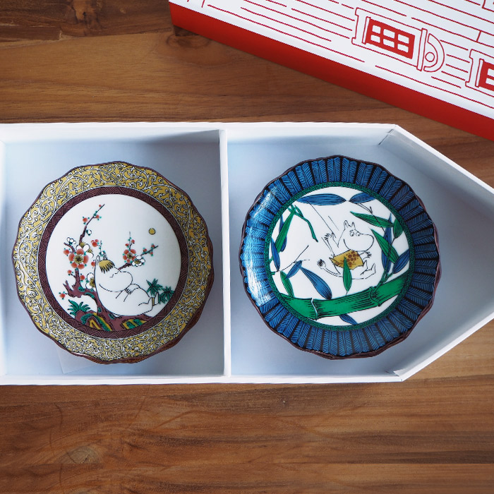 楽天市場】ムーミン×アマブロ 九谷五彩 -GOSAI- 5枚組ボックスセット