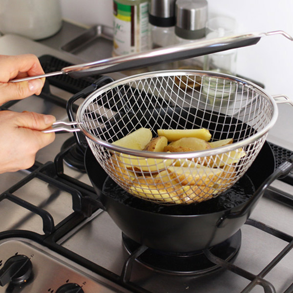 楽天市場】【25日限定クーポン対象】ラバーゼ 鉄揚げ鍋22cmセット / la