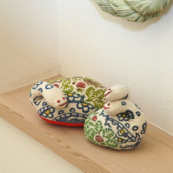 楽天市場】□真工藝 木版手染めぬいぐるみ 干支シリーズ・親子セット