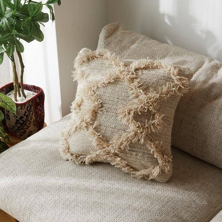 楽天市場】クッションカバー 45×45cm ウール モロッカン かわいい