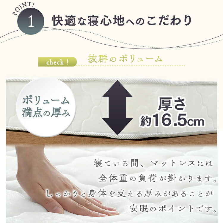 楽天市場】ボンネルコイルマットレス SD ブラック BCMT-SD マットレス