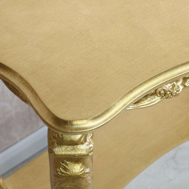 楽天市場】イタリア製 コンソール ゴールドコンソールテーブル サイド