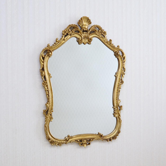 楽天市場】イタリア製 ウォールミラー ゴールドアンティーク