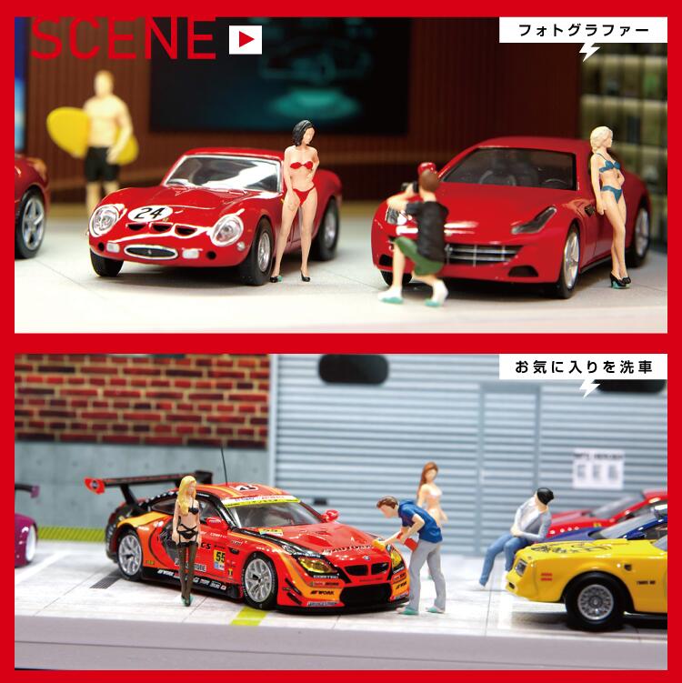 楽天市場】Rapid ミニカー ジオラマケース 1/64 LEDライト付き