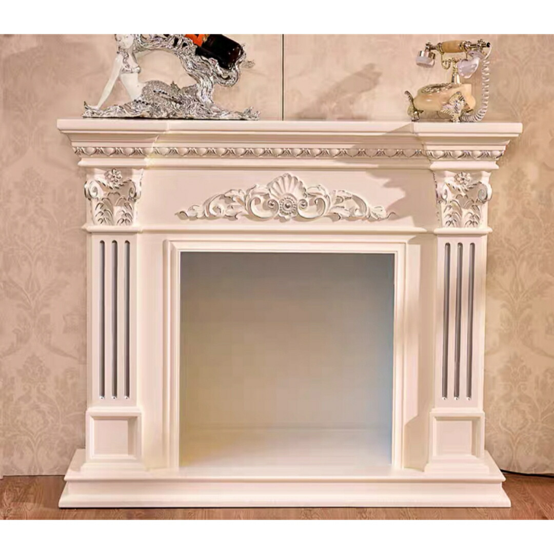 楽天市場】A033922玄関テーブル アンティーク調マントルピース型