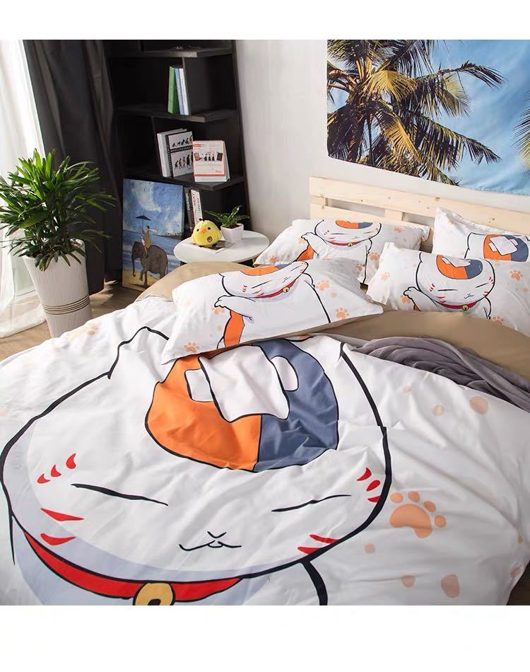 楽天市場】A025992ワイドダブル ベッド用品4点セット ．寝具 ボックス