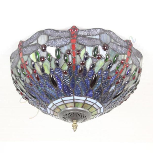 楽天市場】A046598ステンドグラス．ペンダントライト豪華天井照明