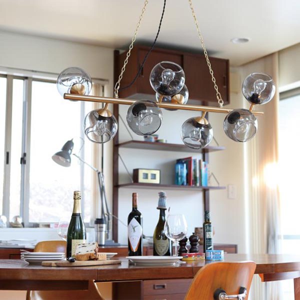 楽天市場】HERMOSA ビアリッツ8 ペンダントランプ BIARRITZ 8 （GS-018