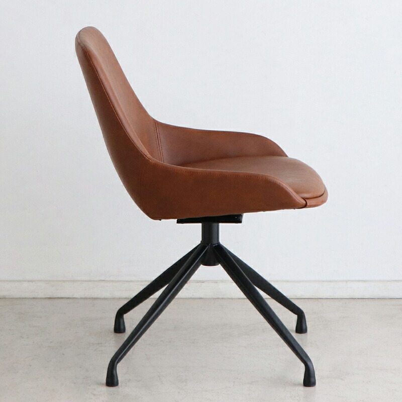 楽天市場】商品名| EEL-DC-BR 回転式ダイニングチェア 【6脚セット