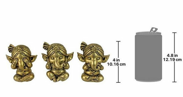 楽天市場】ヒンズー教 ガネーシャ神 「見ざる聞かざる言わざる」三猿