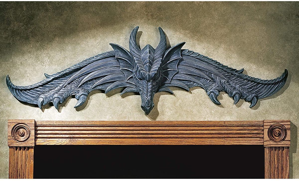 楽天市場】デザイン・トスカノ製 ハードウィック・ドラゴン・ウォール