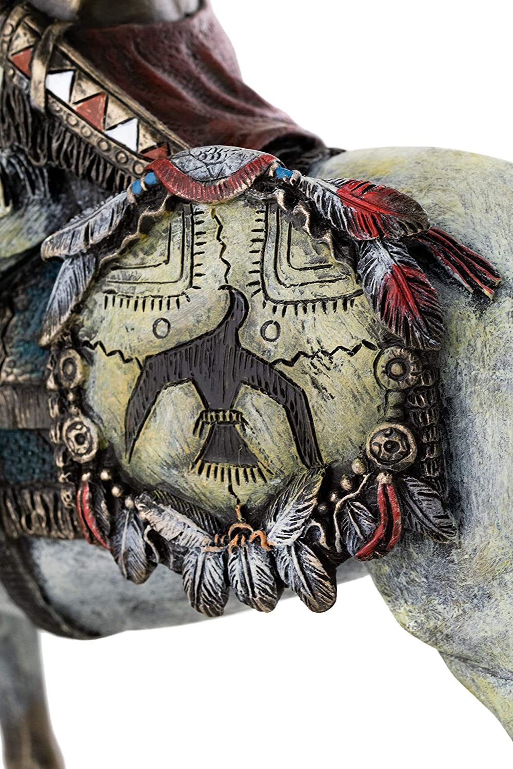 楽天市場】トップコレクション製 大平原の馬に乗ったインディアン戦士