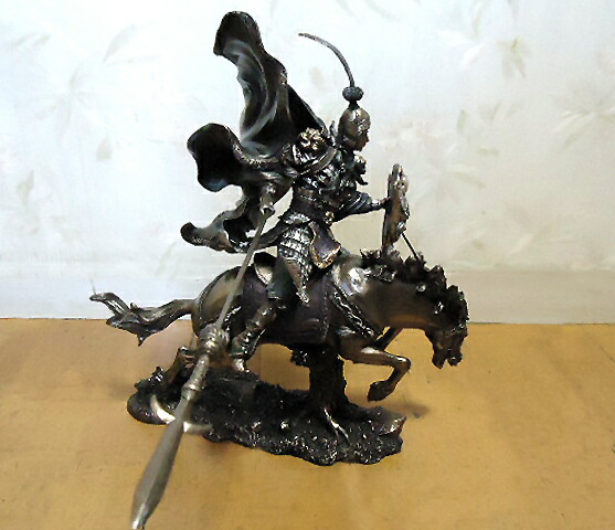 楽天市場】三国志 趙雲子龍 三国志演義 ブロンズ風彫像 花三国志 正子