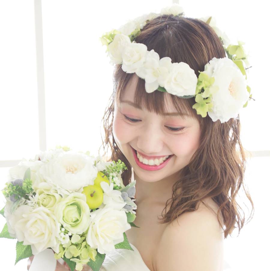 楽天市場】ブーケ ブートニア 2点セット アーティフィシャルフラワー