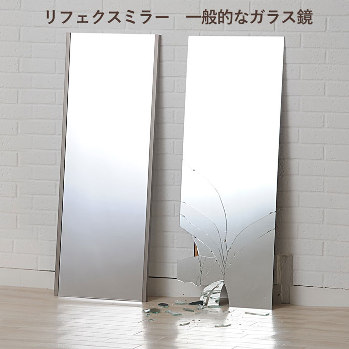 楽天市場】割れない鏡 フィットネスミラー 60×180cm シルバー NRM-F60