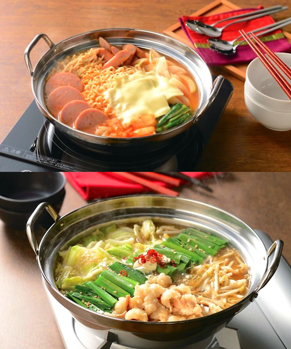 楽天市場】韓国 ステンレス 鍋 24cm IH対応 蓋付き 海鮮鍋 RB-2877