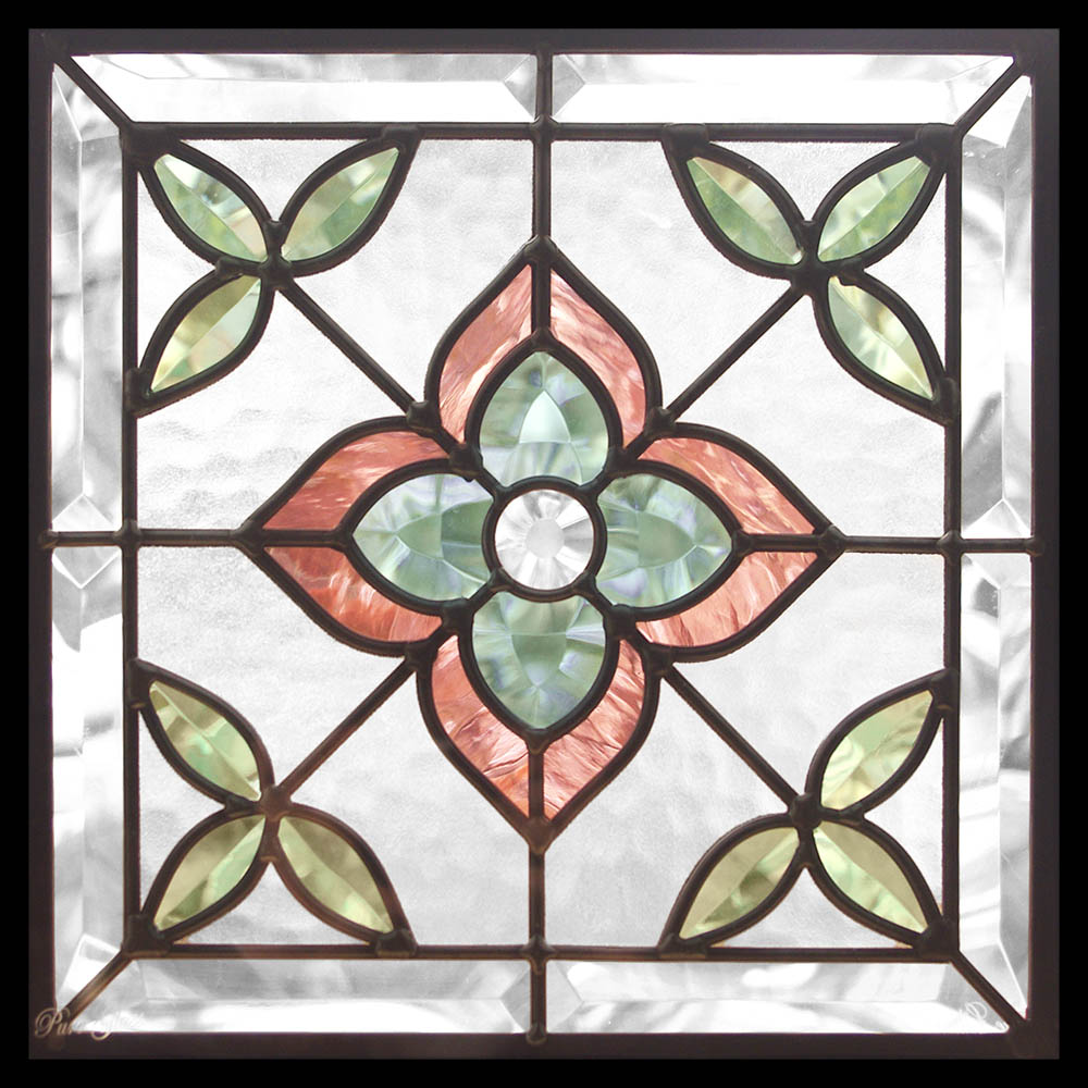 楽天市場】ステンドグラス ピュアグラス SH-E16 パネル 窓枠 おしゃれ