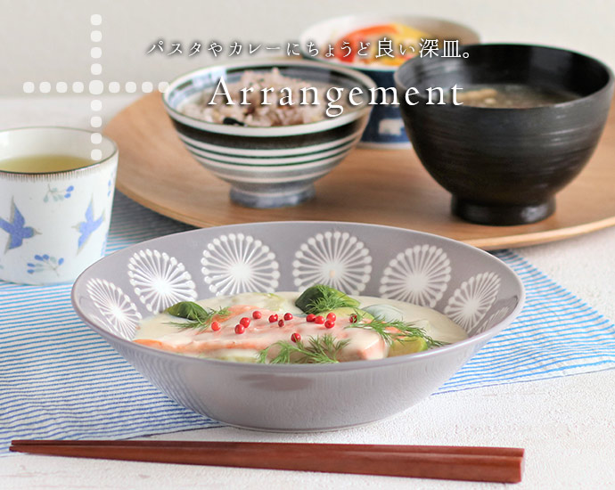 楽天市場】moco ワンプレート 深皿 円形 径22cm グレー イエロー | 2色