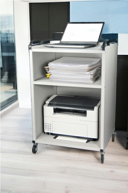 楽天市場】PCワゴンH プリンター 収納 在宅ワーク モニターワゴン PC