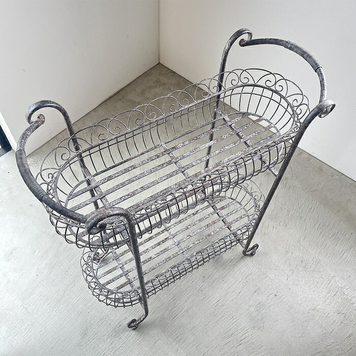 楽天市場】プランタースタンド 花台 2段 バスケット スタンド おしゃれ