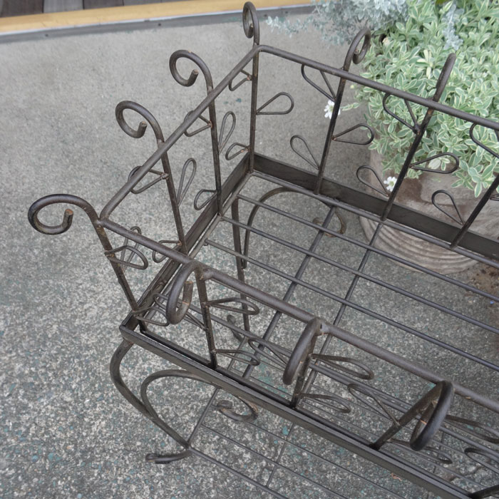 楽天市場】プランタースタンド 花台 2段 バスケット スタンド おしゃれ