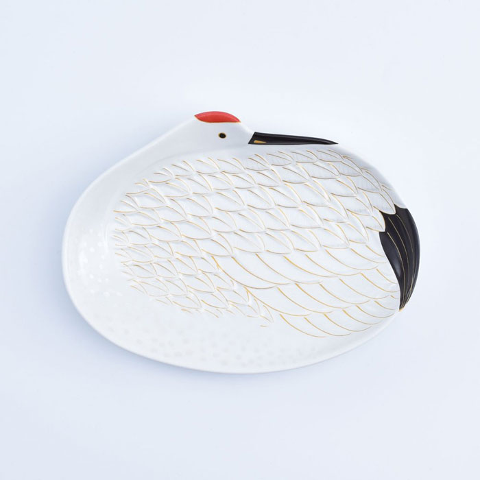 楽天市場】有田焼 和食器 銘々皿 お皿 プレート お正月 日本製 鶴 つる