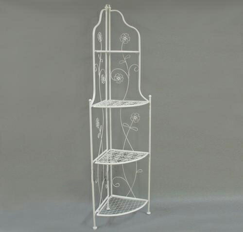 楽天市場】プランタースタンド コーナー コーナースタンド おしゃれ 白