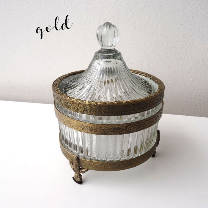 楽天市場】ガラスケース ガラスボックス 蓋付き アンティーク調