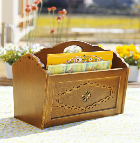 希少！パリの雑貨屋 マガジンラック レース模様 レトロ アンティーク