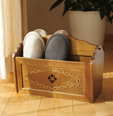 楽天市場】マガジンラック 木製 おしゃれ アンティーク 北欧 スリッパ