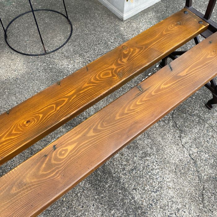 楽天市場】ベンチ 縁台 イス アンティーク 古木 ガーデンファニチャー