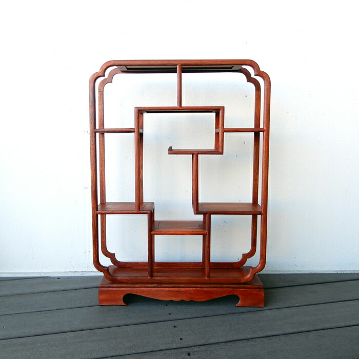 楽天市場】飾り棚 和モダン 和風 花梨 かりん おしゃれ アジアン