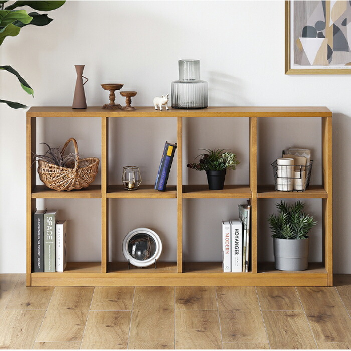 楽天市場】オープンシェルフ 木製シェルフ パイン材 北欧 おしゃれ