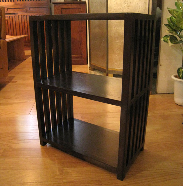 楽天市場】木製 和モダン 飾り棚 フラワースタンド 玄関 リビング