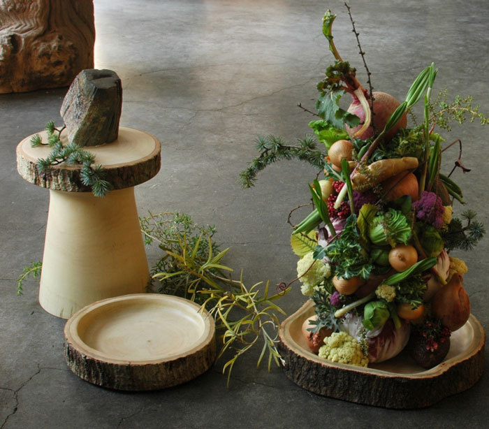 楽天市場】木の花台 ディスプレイ プランタースタンド フラワー