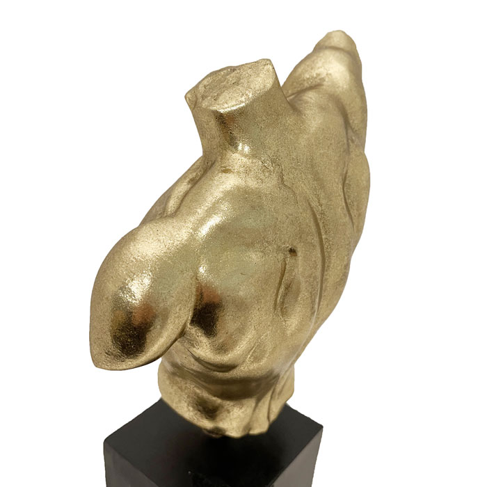 楽天市場】筋肉 ボディビルダー オブジェ ゴールド ジム マッチョ 置物