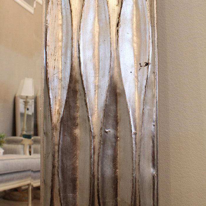 楽天市場】鏡 ミラー 大型ミラー ウォールミラー シルバー おしゃれ